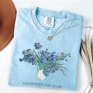 Comfort Colors® Van Gogh Inspired Shirt, Gogh With The Flow, Art Lover T-Shirt