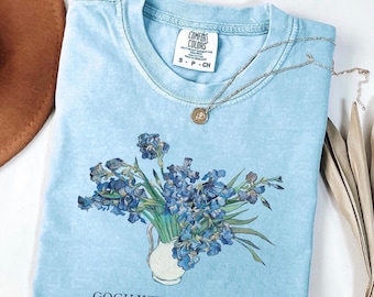 Comfort Colors® Van Gogh Inspired Shirt, Gogh With The Flow, Art Lover T-Shirt