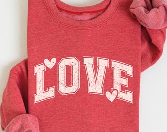 Retro Love Sweatshirt, Womens Love Shirt, Valentines Gift