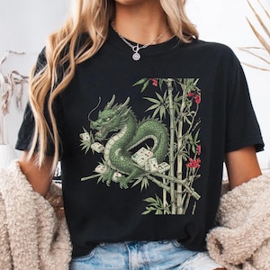 Comfort Colors® Dragon Mahjong T-Shirt, Bamboo Tile Graphic Shirt, Mahjong Gift, Game Night Tee, Mahjong Lover Gift image 8