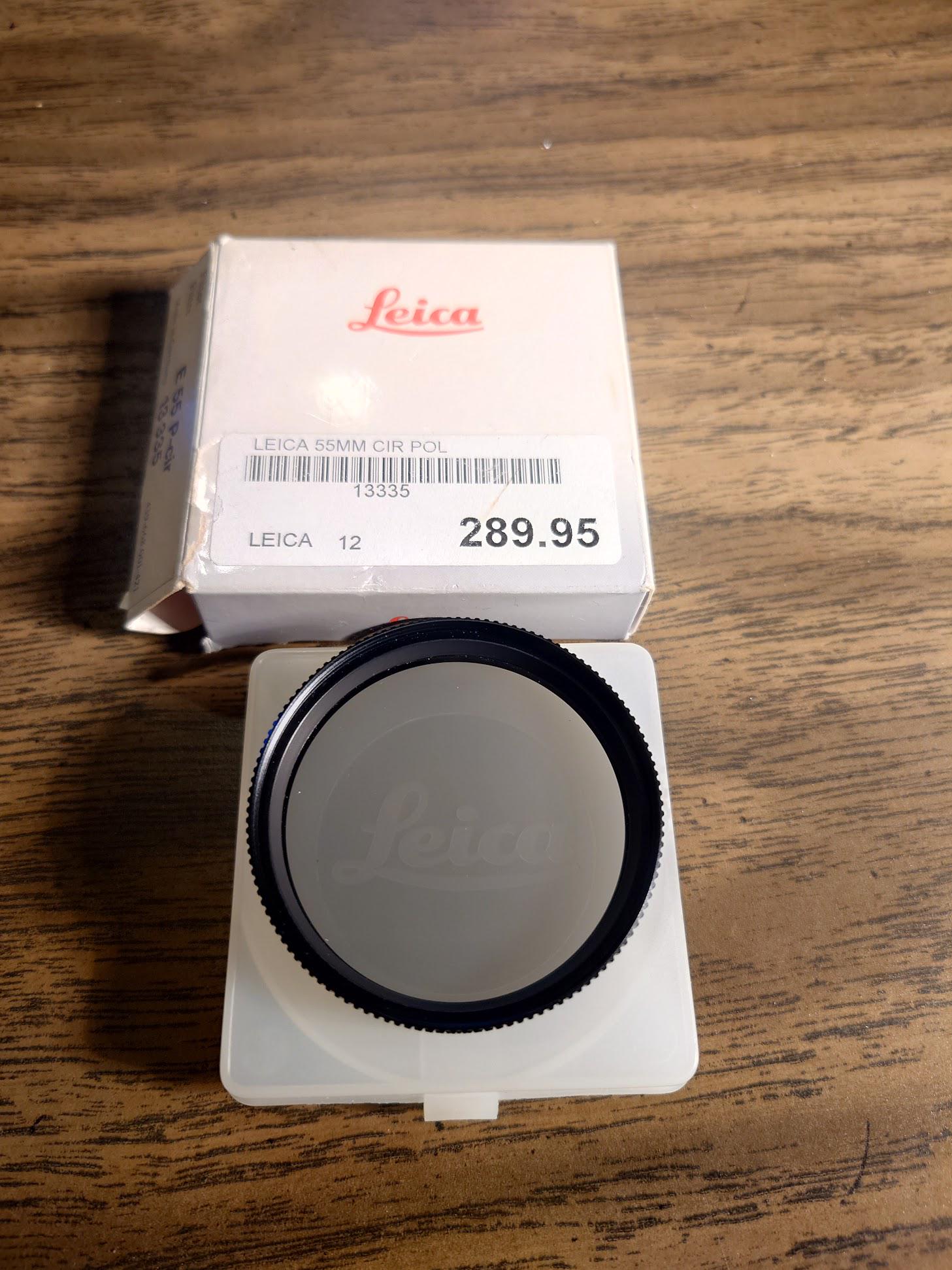 ライカ フィルター 13374 E55UVa シルバー