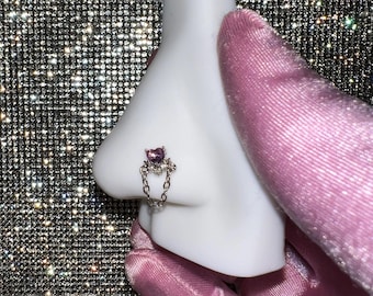 Chain Dangle Nose Ring