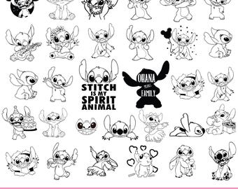 Stitch and Lilo SVG Bundle, Stitch svg, Angel svg, Stitch Couple svg, Stitch and lilo Clipart, Lilo svgs, Stitch svgs, Ohana,lilo and stitch