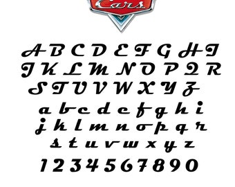Autos Schriftart, Autos Emblem svg, Autos Logo svg, Autos svg, Autos Schriftart svg, Autos Schriftart Cricut, Autos Schriftart Silhouette, Lightning Mcqueen Mater Schriftart
