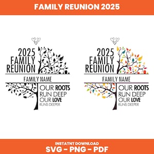 家族の再会ツリー 2025 SVG PNG 家系図 SVG デザイン 生命の樹 SVG PNG 再会 SVG PNG 家族の再会シャツのアイデア png svg pdf
