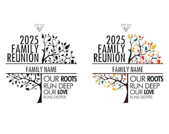 Family Reunion Tree 2025 SVG PNG Family Tree Svg Designs Tree of Life Svg Png Reunion Svg Png Family Reunion Shirts Ideas png svg pdf