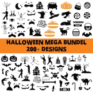 Halloween SVG, Halloween Svg Bundle, Halloween Cut Files For Cricut, Halloween Clipart, Halloween Png Bundle, Halloween witch SVG