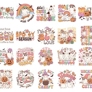 Halloween Bundle | PNG Halloween MEGA Bundle, Halloween Sublimation Bundle, Horror Characters, Vintage Halloween, Halloween Decor