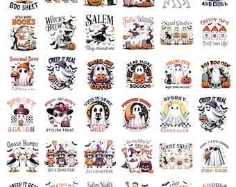 Retro Halloween SVG bundel, Halloween clipart, Ghost Svg, Halloween shirt Svg, hippie Svg, retro Svg, Svg bundel, sublimatie ontwerpen
