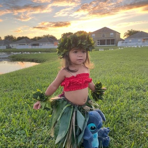 Green top skirt lilo