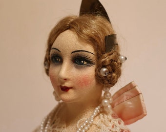 Lovely Fallera Valenciana Spanish Antique Doll By Muñecas Madrid Circa 1920s In Festive Costume, Superb Gift Idea