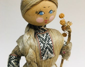 Horsehair Slavic Doll Vintage For Solstice & Equinox Native Worship | Pagan Design And The Nature Of The Universe