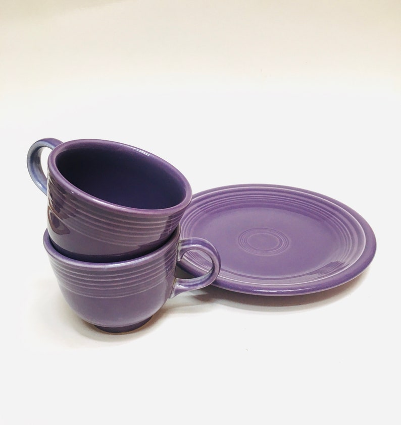 Fiesta Lilac Cups A Discontinued Color for Purple Lovers & Etsy