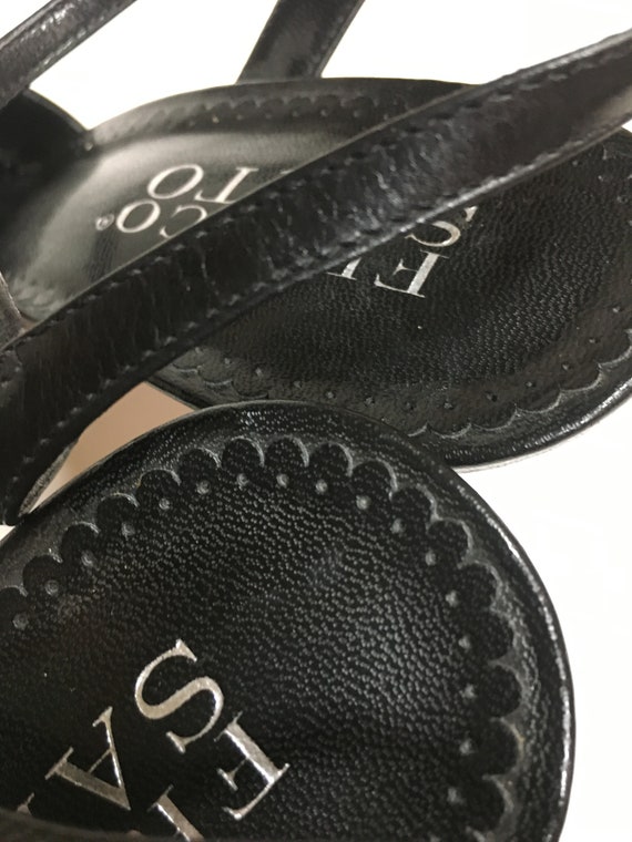Peep Toe Shoes Franco Sarto Vintage New | Peek A … - image 9