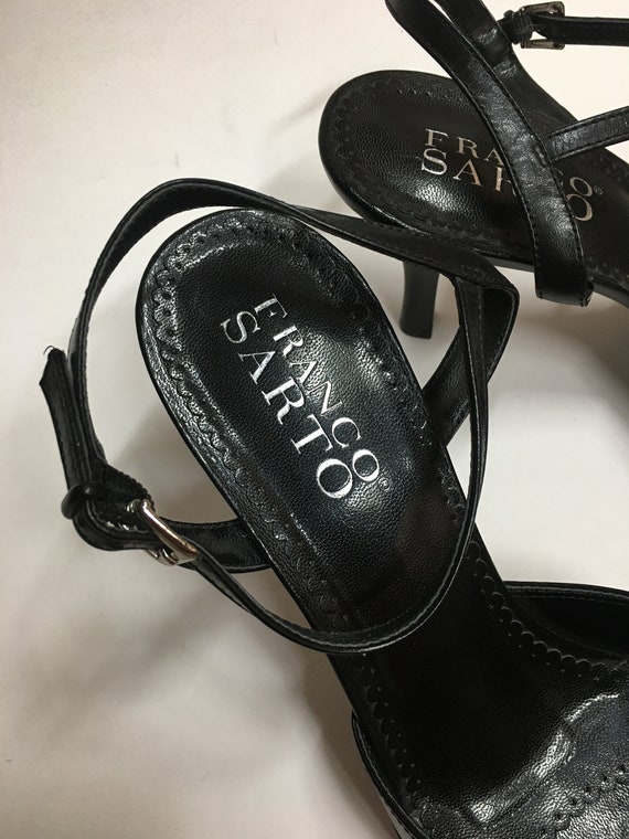 Peep Toe Shoes Franco Sarto Vintage New | Peek A … - image 2