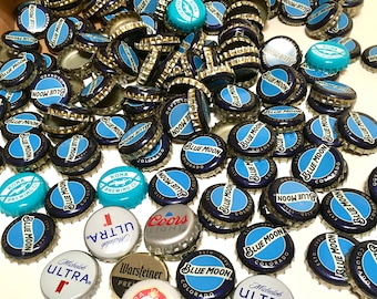 One Little Box With 200 Little Beer Bottle Caps ~ Crafting For Adult Beer Lovers