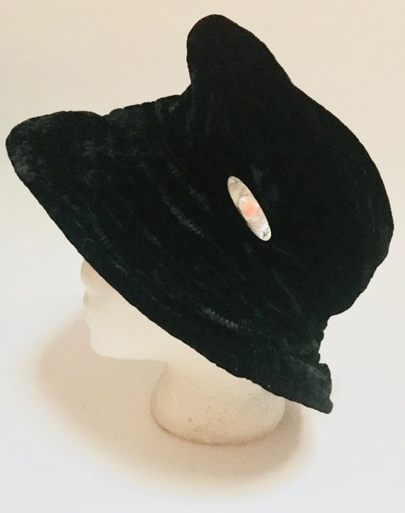 Crushable Hat Velvety Gatsby Style 
