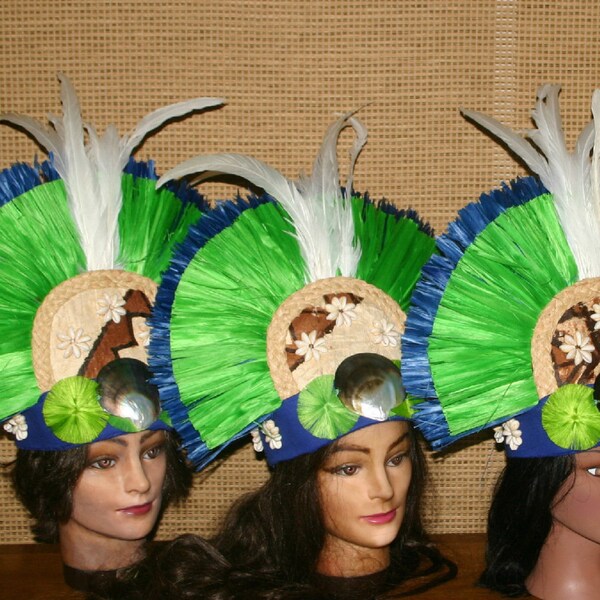 Hawaiian Headdress Etsy