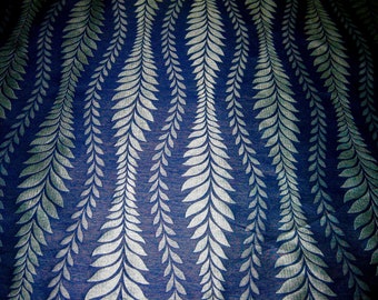 Interior Design Fabric Remnant About 1 Yard x 58 Inches For Pillow Coverings Upholstery & The Like | Vining Leaf Pattern