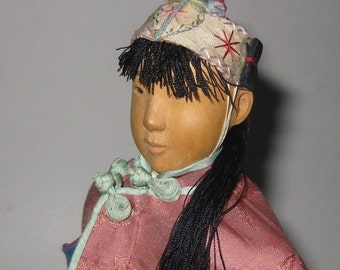 Door Of Hope Mission Doll ~ Young Female Child In Pink Silk ~ A Lasting Tradition