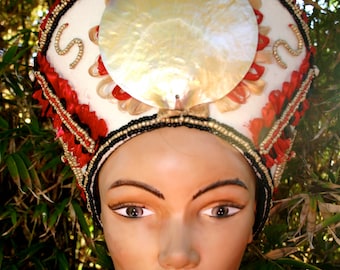 Hei Upoʻo Hāviti ~ Truly Tahiti ~ French Polynesian Crown Ethnic Couture