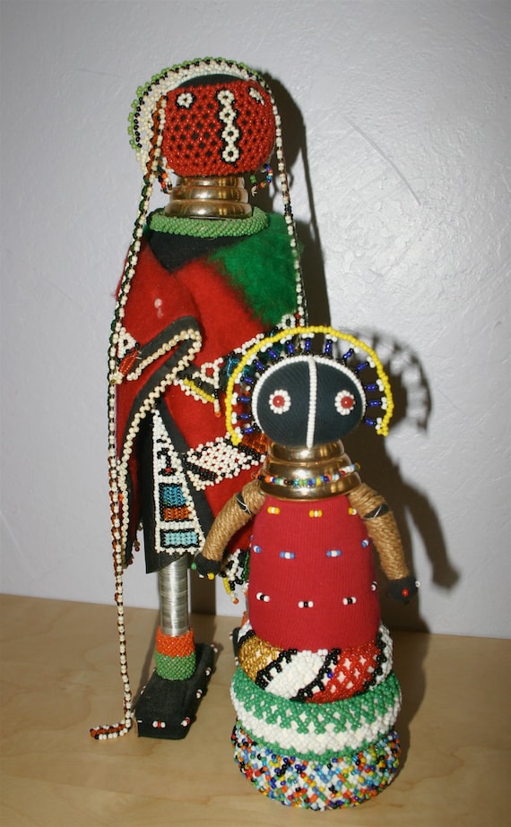 african beaded dolls
