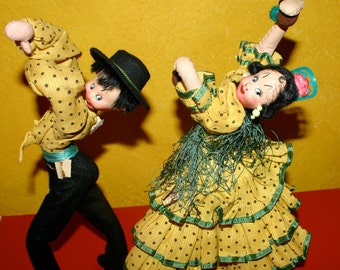 Dance Of The Roma ~ Vintage Klumpe Dolls