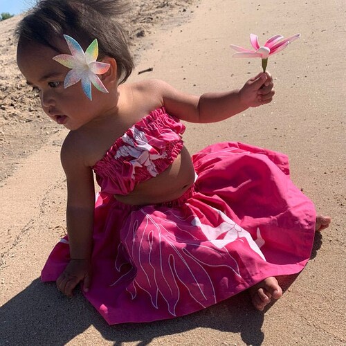 Hula Baby....... Bandeau & Skirt for Tiny Ones Etsy