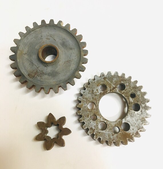 Cam Gears Used Aircraft Engine Parts for Art Industrial Etsy