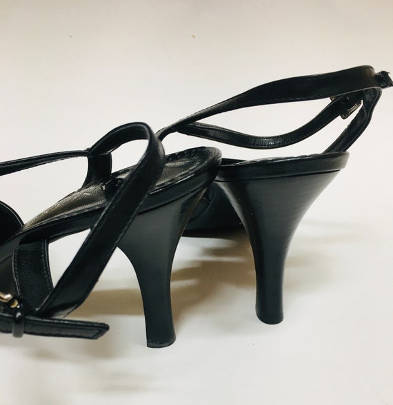 Peep Toe Shoes Franco Sarto Vintage New | Peek A … - image 1