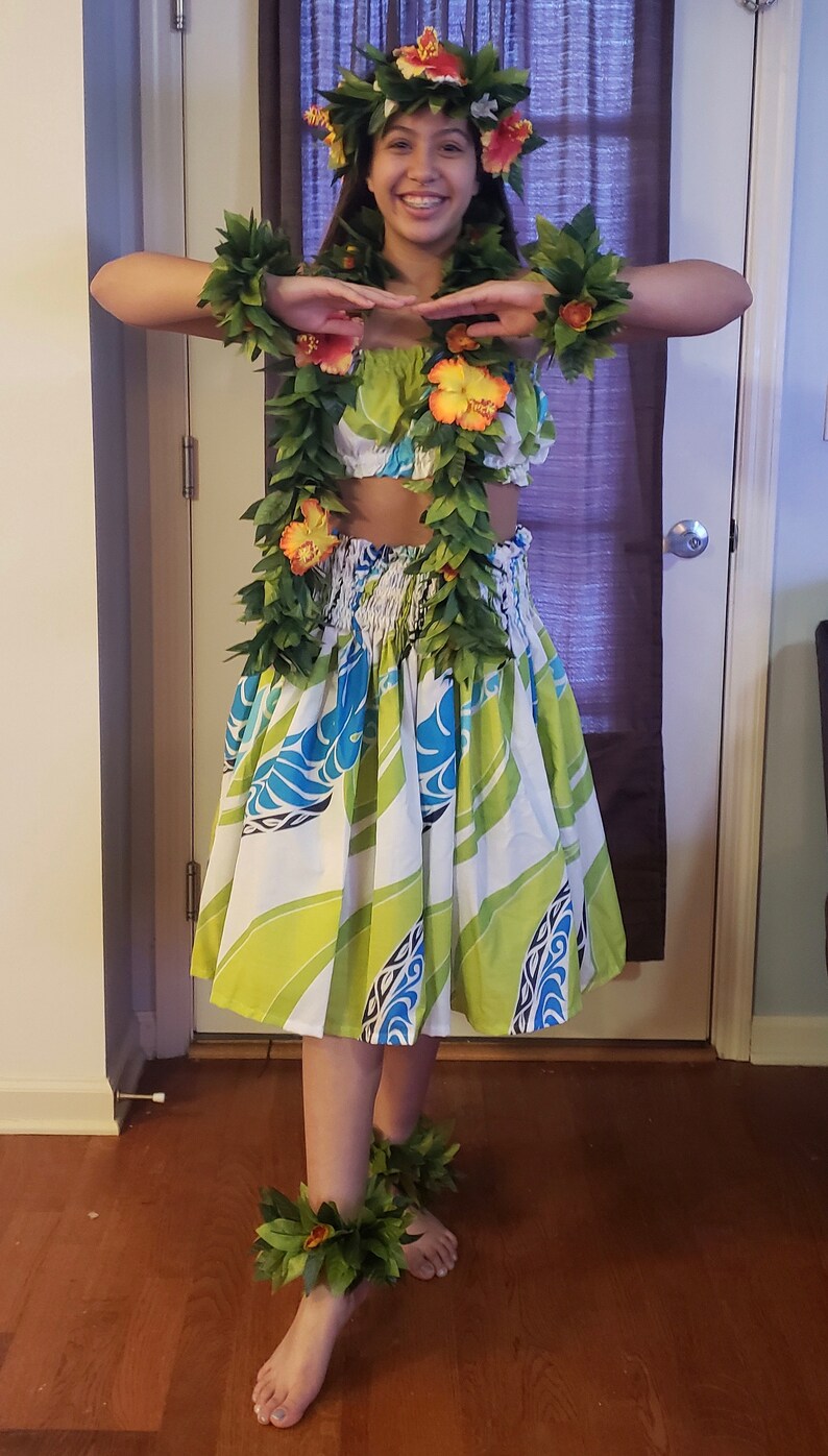 Pāʻū Hula Sets For Everyone Hula Skirts & Hula Tops For Etsy