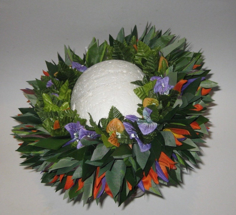 The Moku Manu Haku ~ A Quick Fix Go To Anyplace Anytime Stunning Hawaiian Headpiece