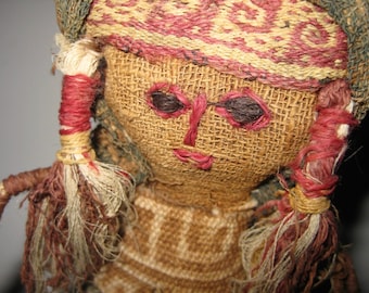 Chancay Textile Vintage Doll ~ Peruvian Heritage ~ A Civilization Past & Present, Extinct and Extant