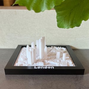 Distretto finanziario della città in miniatura di Londra | Stampa 3D di alta qualità