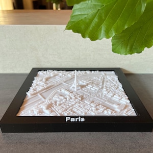 Paris Ville Miniature Tour Eiffel | Impression 3D de haute qualité