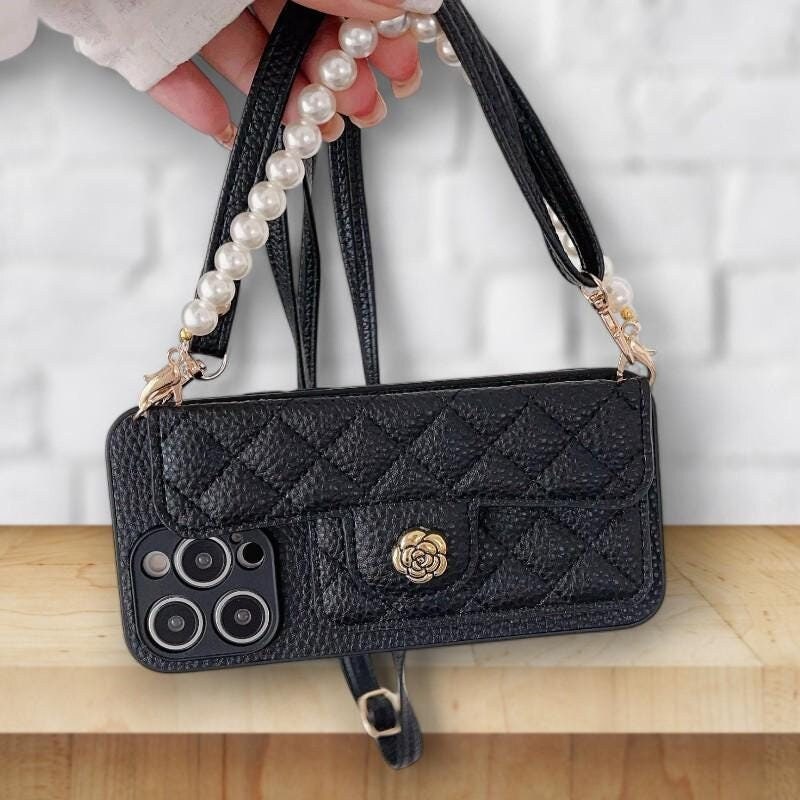 Chanel pearl strap bag hotsell