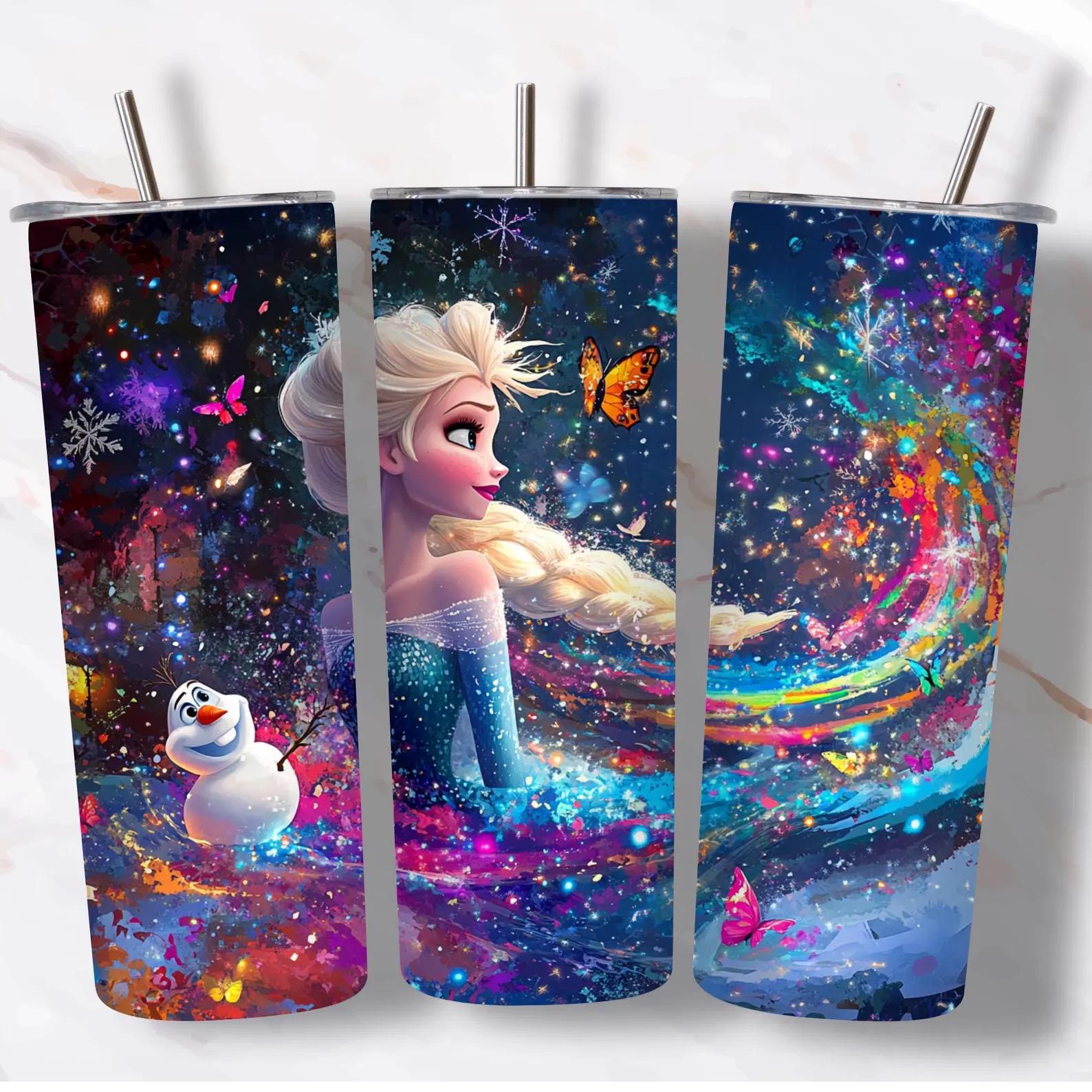 Wrap ice princess glitter, ready to press, sublimation transfer, tumbler, 12oz, 20oz, print out, adult, kids, men, women