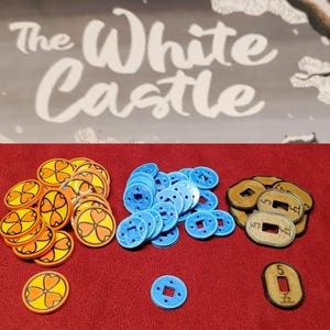 The White Castle Upgrade Tokens Coins and Seals