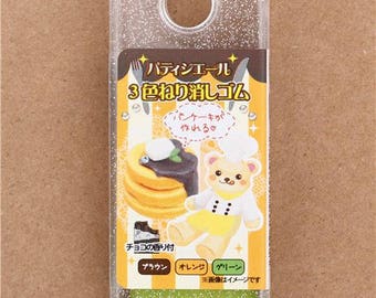 201264 DIY dough eraser set from Japan pancake teddy bear