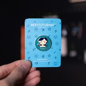Zodiac "Virgo" Pin | Funny Lapel Pin | Enamel Pin | Unique Gifts | Pin Badge | Cute Brooch