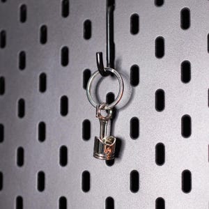 Cylinder Head Keychain | Car Guy Keytags | Automotive Collection | Cute & Fun Gifts