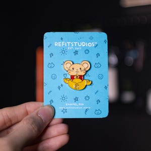 CNY "Mouse" Pin | Funny Lapel Pin | Enamel Pin | Unique Gifts | Pin Badge | Cute Brooch