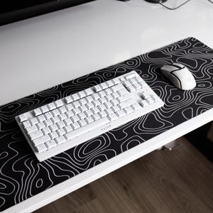 Typography Extended Gaming Mousepad | Desk Setup | Cool & Fun Gifts | For Gamers
