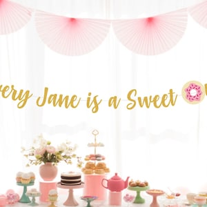 Sweet One Banner, Personalized 1st Birthday Banner, Donut Sprinkles Birthday, Donut Birthday Party