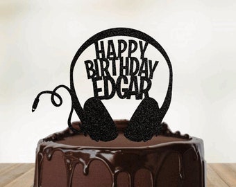 Dj Cake Topper Etsy Dj Cake Topper Etsy