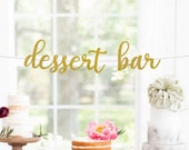 Dessert Bar Sign, Wedding Reception Sign, Dessert Bar Banner, Dessert Table, Love is Sweet, Treat Yo Self