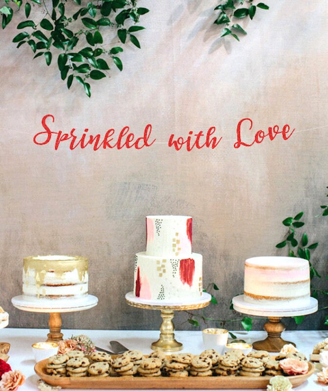 Cute Glamour Vintage Golden Glitter Bunting Flags For Your Decoration Can Be Used As Baby Shower Card Birthday Banner Wedding Image113857824