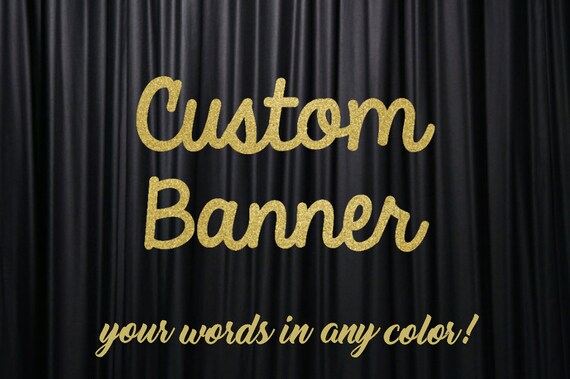 Custom Banner Personalized Banner Wedding Hashtag Banner