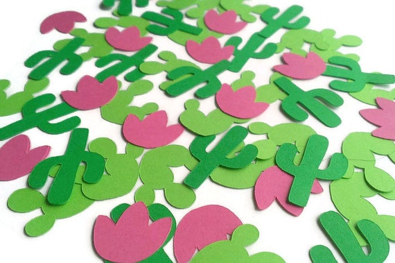 Cactus Confetti Fiesta Southwestern Party Decorations Etsy