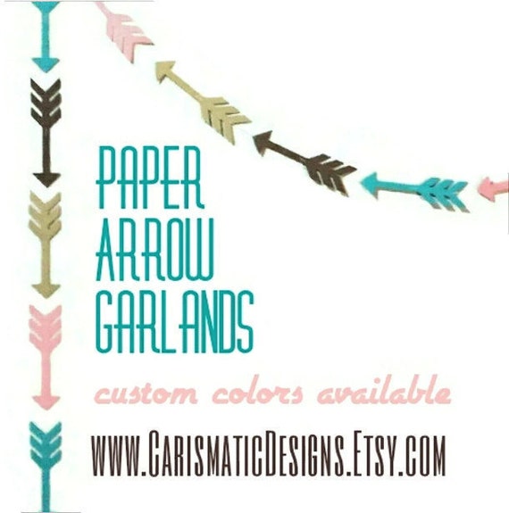 Arrow Garland, Wild and Three, Wild One, Be Brave, Boho Birthday, Tribal Baby Shower, Boho Nursery Il_570xn